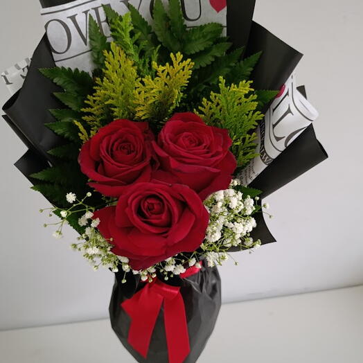 Presente Dia dos Namorados - Buquê Love You