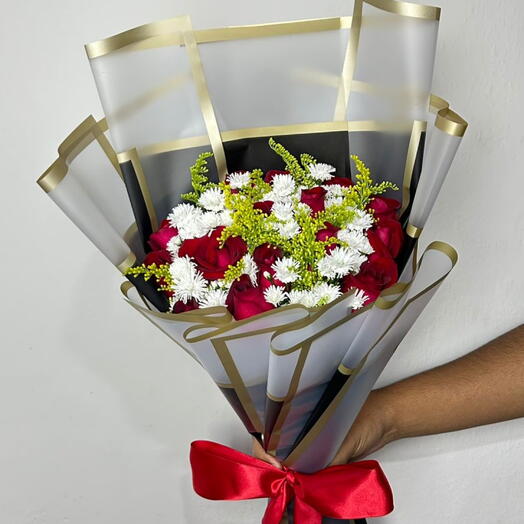Buquê de 14 Rosas
