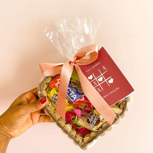 Caixa Coração com Chocolate