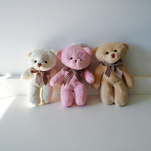 Chaveiro de Urso de Pelucia Fofo – Presente Romântico e Lembrancinha Especial
