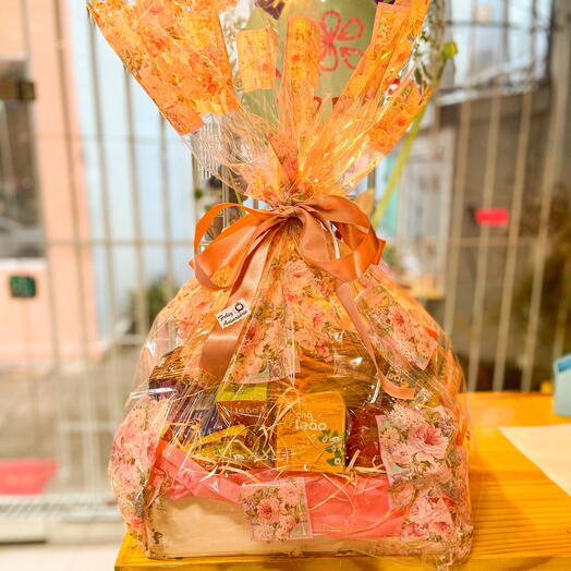 Cesta de cafe da manhã