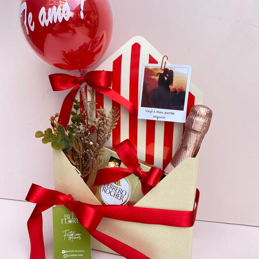 Caixa Envelope Carta de Amor