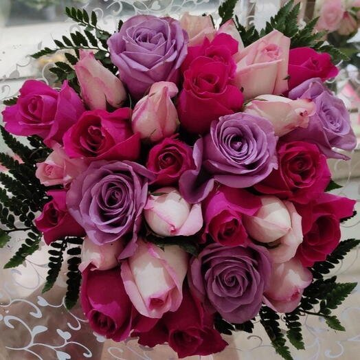 Buquê Meigo em Tons Rose